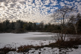 Love that sky over Blueberry Pond.
